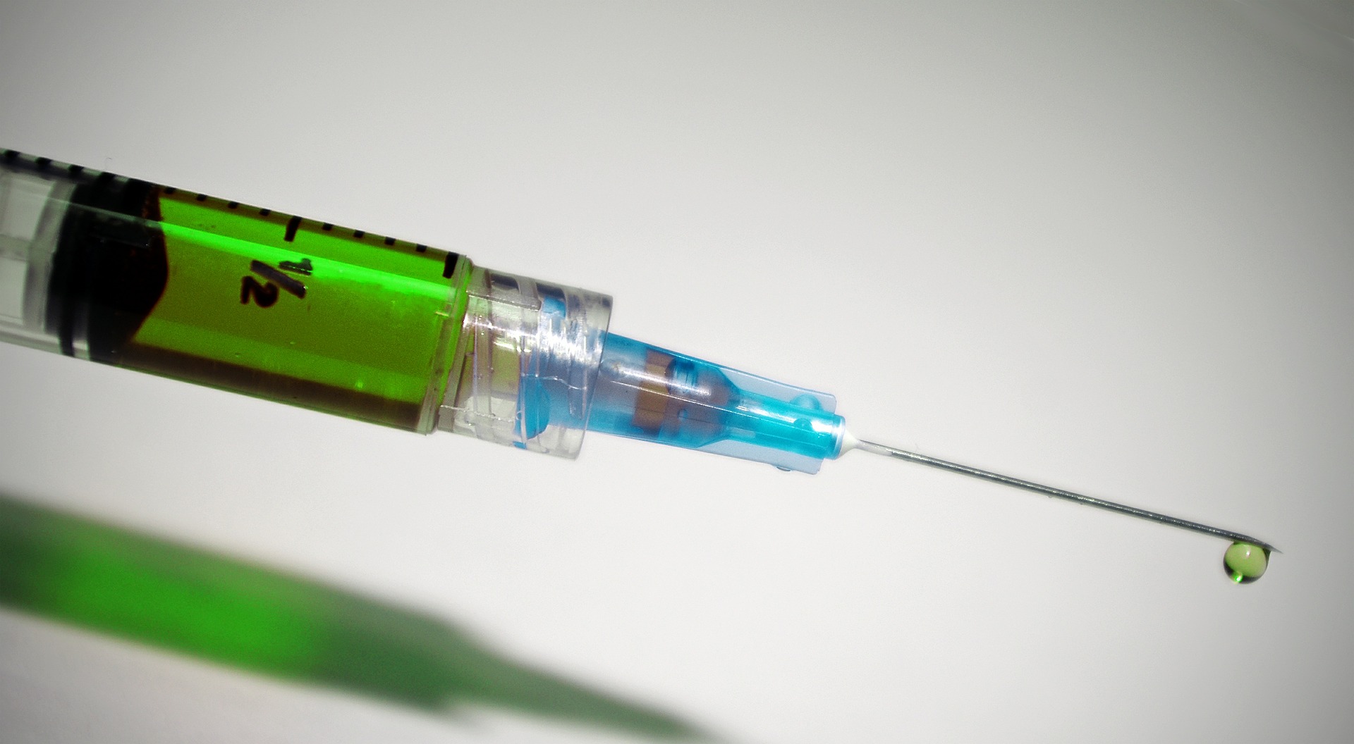 Syringe with droplet Image by Liz Masoner from Pixabay 