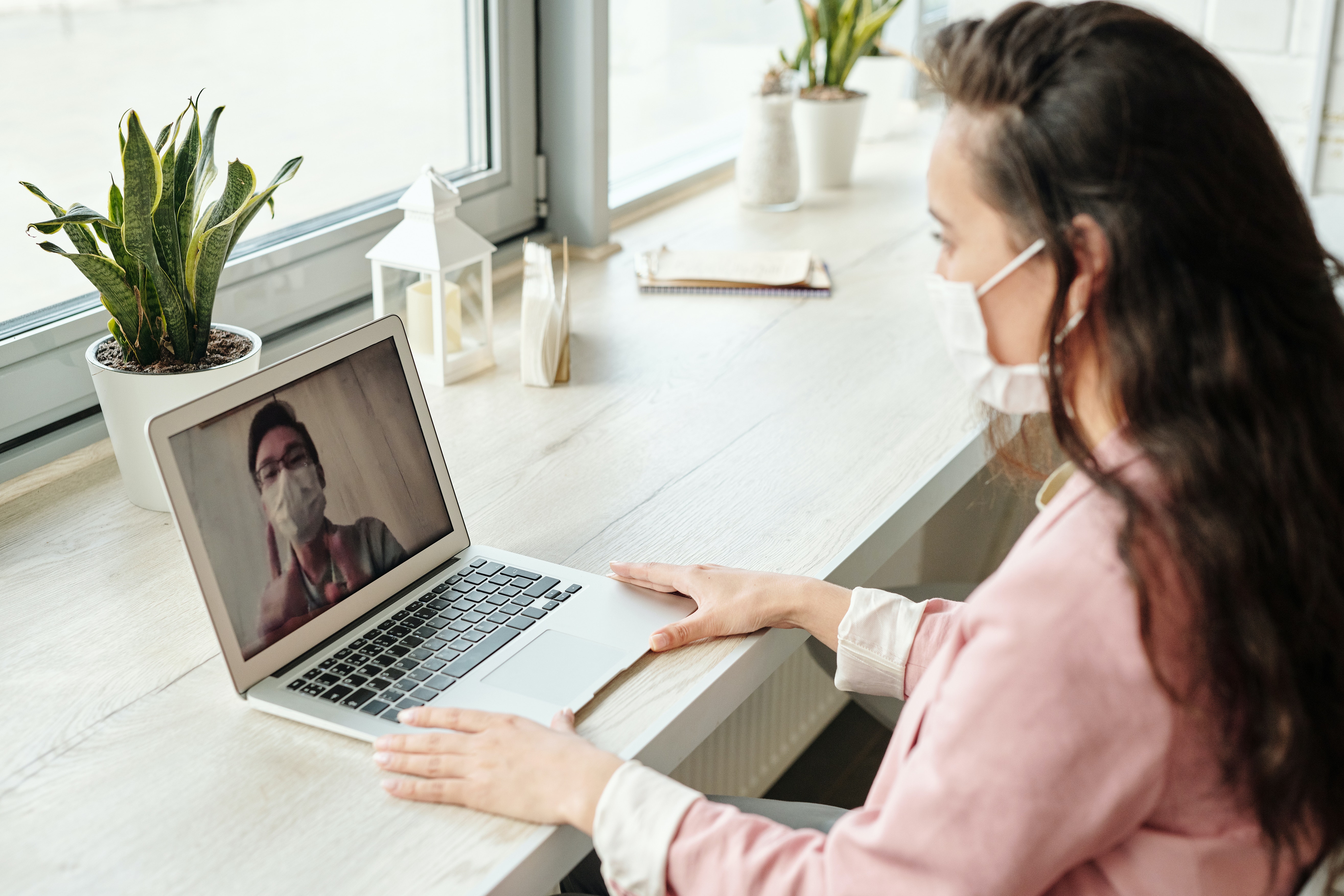 Woman having telehealth appointment Photo by Edward Jenner from Pexels