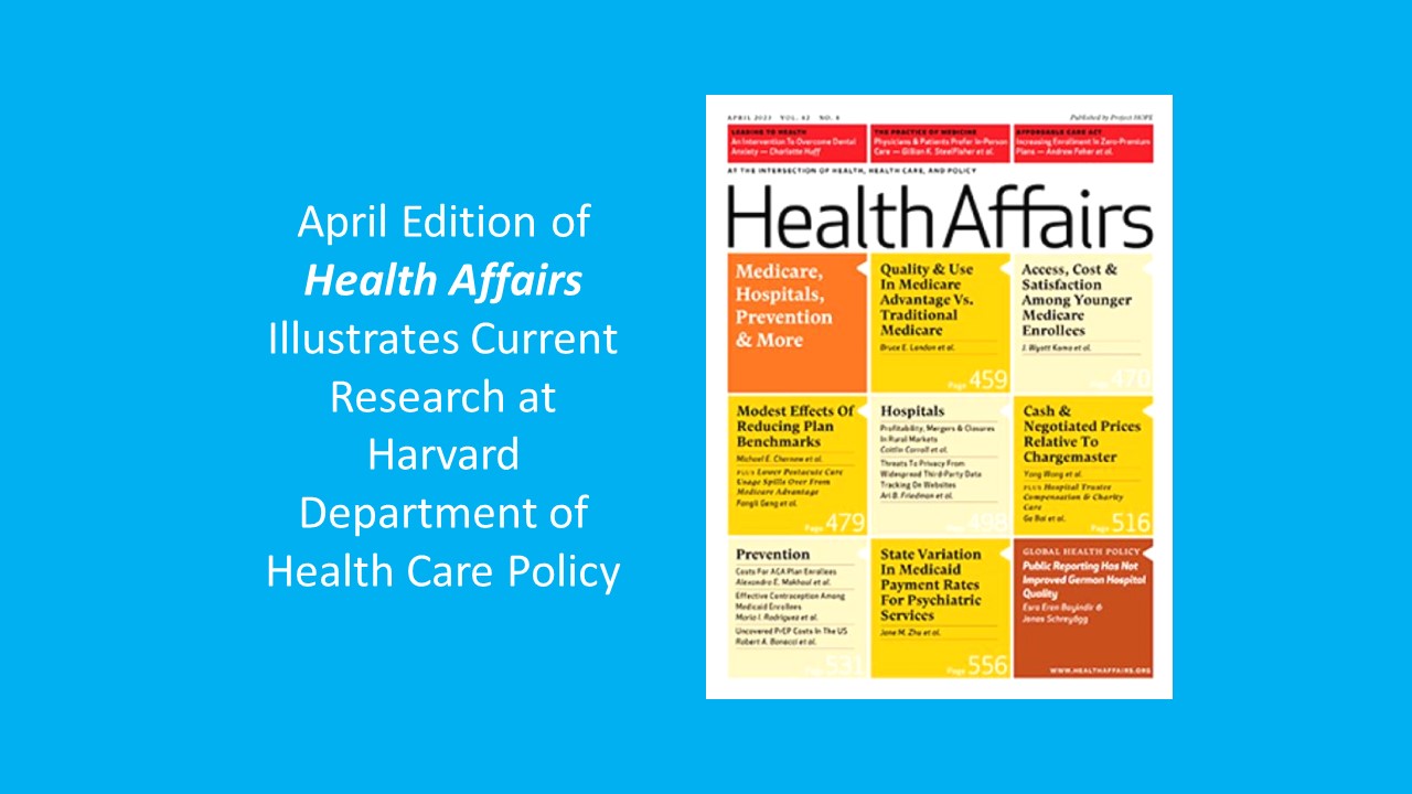 April Edition of Health Affairs