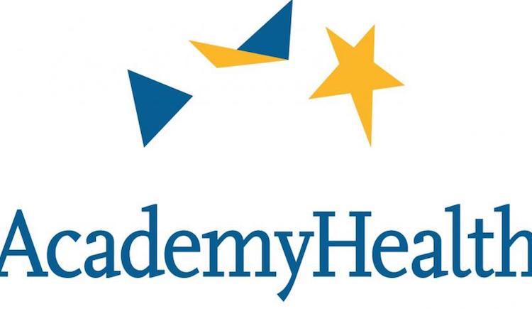 AcademyHealth logo and Richard Frank headshot
