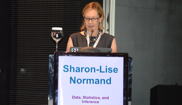 Sharon-Lise Normand giving keynote address