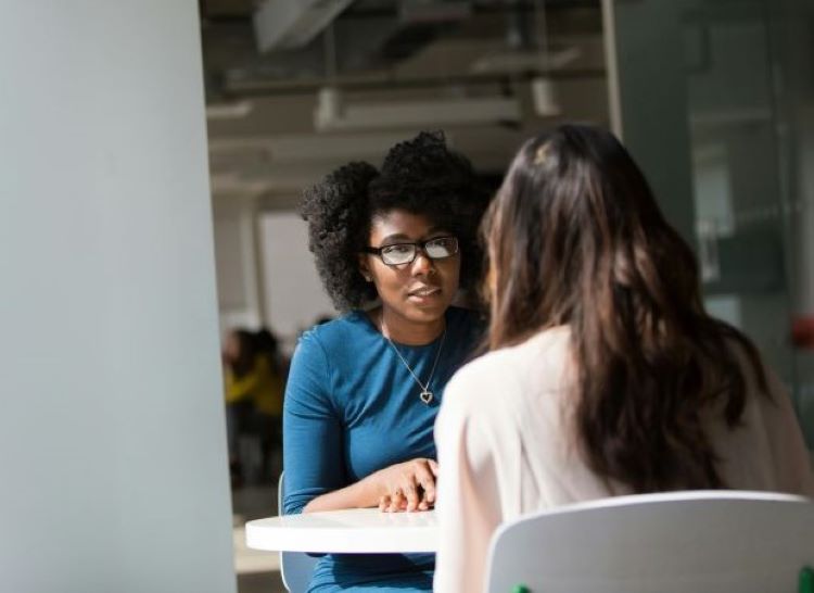 Photo by Christina Morillo: https://www.pexels.com/photo/woman-wearing-blue-top-beside-table-1181712/